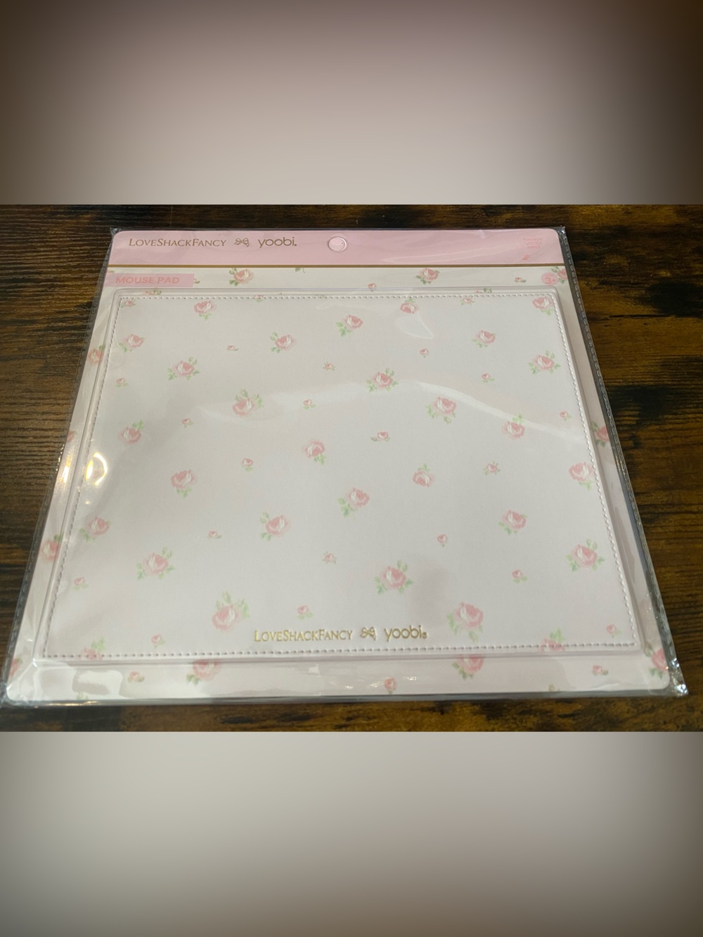 💗LoveShackFancy x Yoobi x Target - Leather Floral Mouse Pad - Office & School 💗
